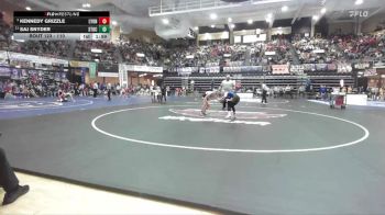 110 lbs Quarterfinal - Kennedy Grizzle, Lyons HS vs Saj Snyder, Stockton HS
