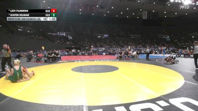 2A/1A Boys 126 Semifinal - Justin Kilman, Colton Boys vs Levi Farrens, Nestucca Boys