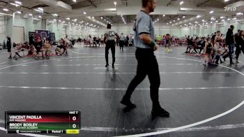 50 lbs Quarterfinal - Brody Bosley, Mayfield Mat Academy vs Vincent Padilla, Mat Assasins