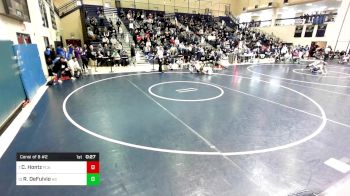 145 lbs Consi Of 8 #2 - Chase Hontz, Faith Christian Academy vs Richie DeFulvio, Holy Cross