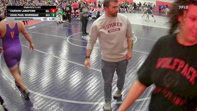215 lbs Quarterfinal - John Paul Workman, Richland vs Carson Langford, Dallas