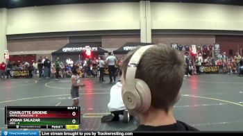 41 lbs Round 1 (4 Team) - Charlotte Groene, Spatola Wrestling vs Josiah Salazar, Ares