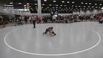 49 lbs 7th Place Match - Cal Boehlke, No Nonsense Wrestling vs Caleb Miller, Immortal Athletics WC