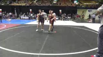 114 lbs 5th Place - Trenton Mestas, Valley WC vs Tanner Menge, Kindred