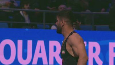 92 kg 1/4 Final - Ahmed Sultanovich Bataev, Bulgaria vs Amirhossein Biglar Firouzpourbandpei, Iran