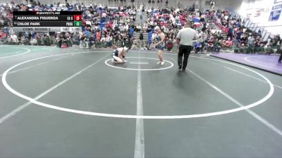 Girls 135 lbs Cons. Round 2 - Alexandra Figueroa, Everett Alvarez Girls vs Chloe Park, Prospect Girls