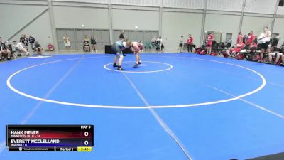 215 lbs Semis & 3rd Wb (16 Team) - Hank Meyer, Minnesota Blue vs Everett Mcclelland, Indiana