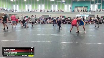 175 lbs Round 2 (4 Team) - Nathan Cortes, Charlotte Vikings vs Toryn Johns, Gator Dawgs