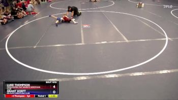 Quarterfinal - Luke Thompson, Coon Rapids Mat Bandits Wrestling Club vs Grant Hoeft, MN Elite Wrestling Club