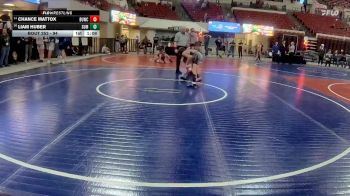 94 lbs Champ. Round 2 - Liam Huber, Glendive Mat Devils vs Chance Mattox, Scrap Yard Garage