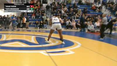 215 lbs Quarterfinal - Roan Tustin, Waynesburg vs Taye Bradshaw, Armstrong