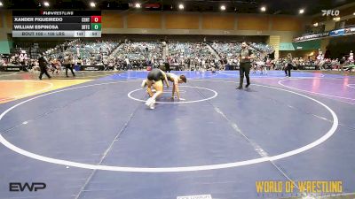108 lbs Consi Of 16 #2 - Xander Figueiredo, Central Catholic Wrestling Club vs William Espinosa, Silvaback Training Center