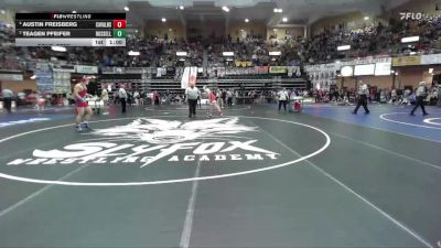 165 lbs Cons. Semi - Austin Freisberg, Caney Valley Hs vs Teagen Pfeifer, Russell Hs