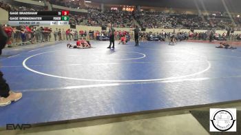 101 lbs Round Of 32 - Gage Bradshaw, Tulsa Union vs Gage Springwater, Ponca City Wrestling