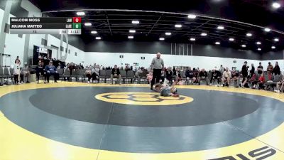 70 lbs Round 4 - Malcom Moss, LAW/Crass vs Juliana Matteo, Lake Wrestling Club