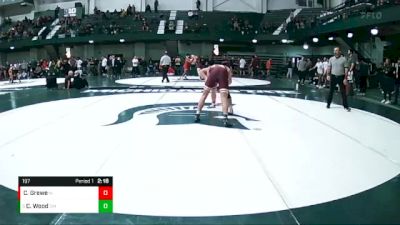 197 lbs Cons. Round 3 - Cameron Wood, Central Michigan vs Carter Grewe, Northern Illinois