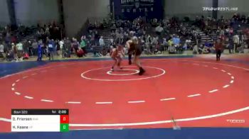 110 lbs Prelims - Dylan Frierson, Roundtree Wrestling Academy vs Hunter Keane, Morris Fitness