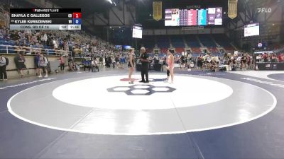 125 lbs Cons. Rd Of 16 - Shayla C Gallegos, CO vs Kylee Kurszewski, WI