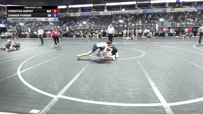115 lbs Semifinal - Christian Gentry, South Bossier Elite Wrestling Club vs Connor Farmer, Invictus
