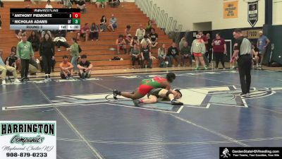 Boys-142 lbs Round 3 - Nicholas Adams, Clarke`s Dream Team vs Anthony Piemonte, Brower`s Brawlers