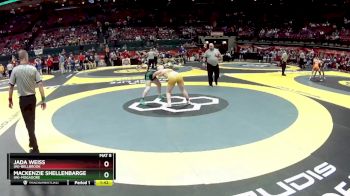 W-155 lbs Champ. Round 1 - Mackenzie Shellenbarger, (W)-Mogadore vs Jada Weiss, (W)-Bellbrook