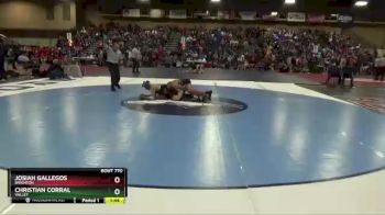 126 lbs Quarterfinal - Christian Corral, Valley vs Josiah Gallegos, Brighton