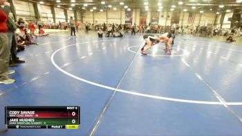160 lbs Rd# 2 10:30am Friday - CODY SAVAGE, West Coast Riders vs Jake Hughes, Lions Wrestling Academy
