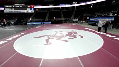 94 lbs Champ. Round 1 - Tatiana Alexander, Eastchester vs Zoee Cook, Massena