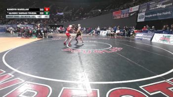 5A Boys 165 lbs Cons. Round 2 - Alonso Vargas-Trueba, Redmond Boys vs Kamdyn Wardlaw, Thurston Boys