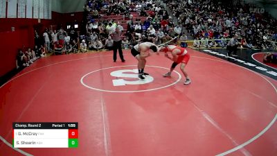 160 lbs Champ. Round 2 - Gavyn McCray, Freedom Area Hs vs Steven Shearin, Albert Gallatin Hs