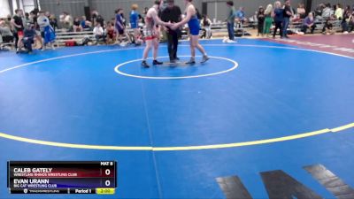 150-157 lbs Round 4 - Evan Urann, Big Cat Wrestling Club vs Caleb Gately, Wrestling Rhinos Wrestling Club