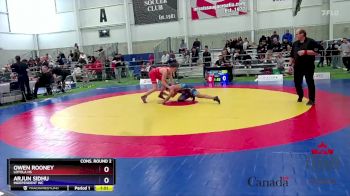 65kg Cons. Round 2 - Owen Rooney, Loyola HS vs Arjun Sidhu, Independent WC