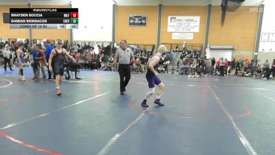 126 lbs Consi Of 16 #2 - Brayden Boccia, Milford MA vs Damian Skinsacos, Cheverus/Falmouth