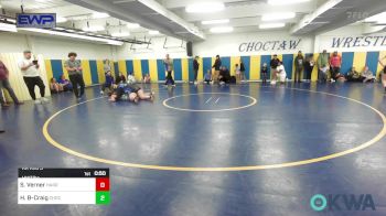 Rr Rnd 3 - Skyla Verner, Harrah vs Haley Breslin-Craig, Choctaw Ironman Youth Wrestling