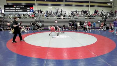 132 lbs Semifinal - Christopher Metz, Teknique Wrestling vs Christopher Phillips, Georgia