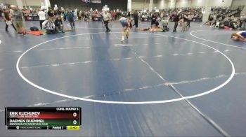 106 lbs Cons. Round 5 - Daemen Duemmel, Eierman Elite Wrestling Club vs Erik Klichurov, Cory Clark Wrestling