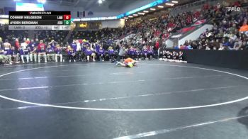 120 lbs Semis - Conner Helgeson, Lake Mills vs Ayden Bergman, Jesup