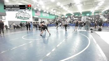 215 lbs Quarterfinal - Nathaniel Flores, Paloma Valley vs Albert Airapetian, Burbank