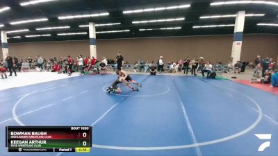 86 lbs Round 2 - Keegan Arthur, Ryse Wrestling Club vs Bowman Baugh, Highlander Wrestling Club