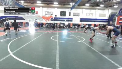 190 lbs Quarterfinal - Ari Hasani, Birmingham Charter vs Noah Montes, Eleanor Roosevelt