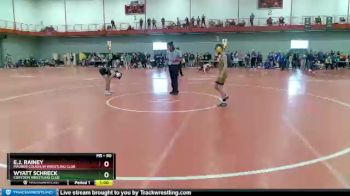 90 lbs Cons. Round 4 - E.j. Rainey, Maurer Coughlin Wrestling Club vs Wyatt Schreck, Corydon Wrestling Club