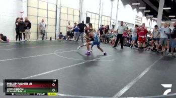 130 lbs Round 1 (8 Team) - Levi Gibson, PA Alliance Blue vs Phillip Palmer Jr, Scorpions