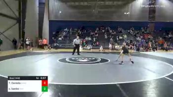 85 lbs Consolation - Tyson Daniels, City Of Hiram Wrestling Club vs Colton Banks, Team Hammer House