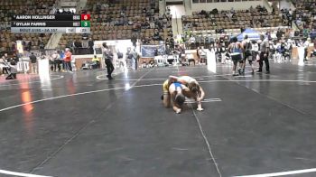 5A 157 lbs Cons. Semi - Aaron Hollinger, Beauregard HS vs Dylan Farris, Holtville