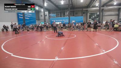 86 lbs Quarterfinal - Elijah Weeks, Tyrone vs Frankie Bryan, Chambersburg