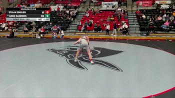 125 lbs Cons. Round 3 - Dylan Sheler, Newman vs Aden Sanders, Central Oklahoma