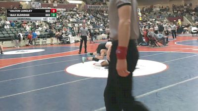 4A 157 lbs Semifinal - Max Eldridge, Shiloh Christian vs Dalton Langley, Bauxite
