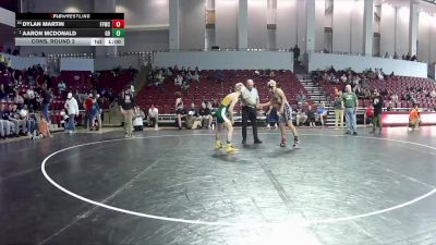 132 lbs Cons. Round 2 - Dylan Martin, Freak Factory Wrestling Club vs Aaron McDonald, Great Bridge Middle School