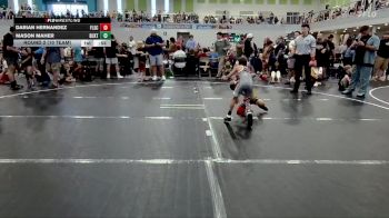 52 lbs Round 2 (10 Team) - Darian Hernandez, Florida Scorpions vs Mason Maher, Buxton