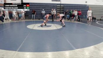 126 lbs Cons. Round 1 - Joben Whitmore, Upper Valley Aces Wresstling vs Sawyer Williams, Bulldog Wrestling Club
